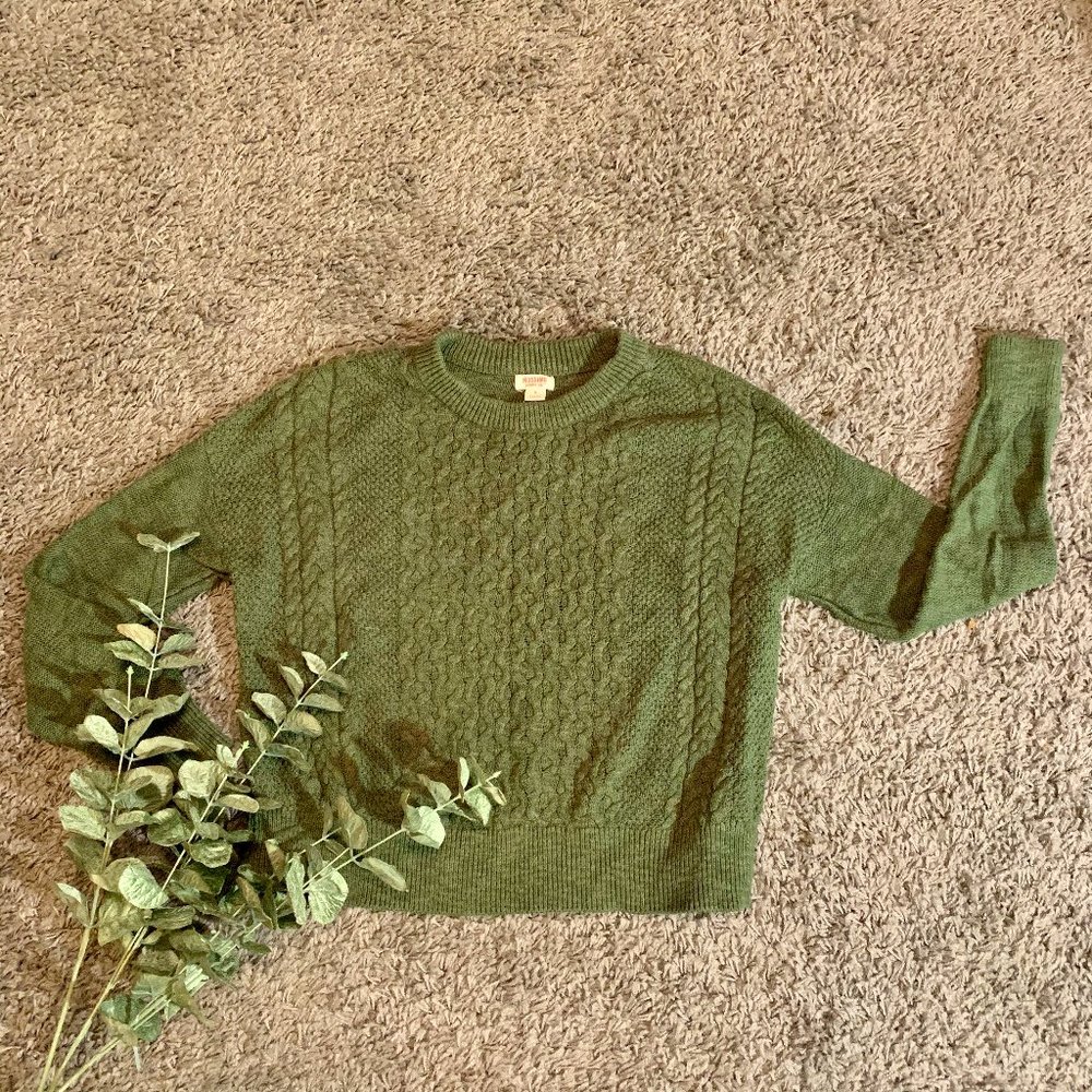 Mossimo | Chunky Green Sweater